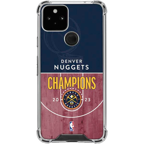 NBA Champions 2023: Denver Nuggets Google Pixel 5 Clear Case